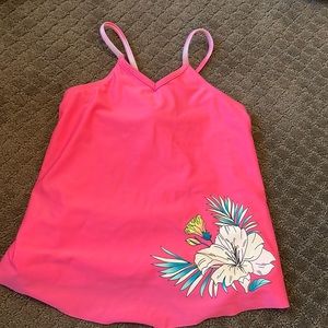 Hardly worn Girls pink swimsuit